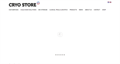 Desktop Screenshot of cryostore.com